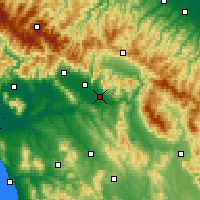 Nearby Forecast Locations - Florence - Carte