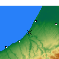 Nearby Forecast Locations - Rabat - Carte