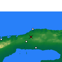 Nearby Forecast Locations - La Havane - Carte