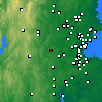 Nearby Forecast Locations - Marlborough - Carte
