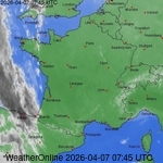Images satellite de France